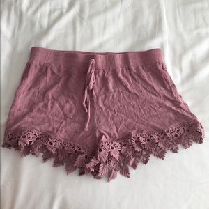 Lace Bottomed Shorts